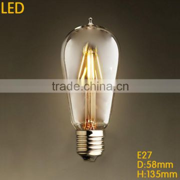 Hotsale LED filament bulb 360 degree big angle LED candle light high lighting effect