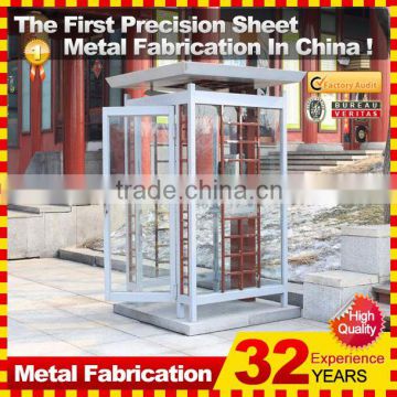 2014 hot sale professional customized metal phone booths for sale lcd telefon