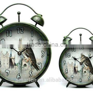 Antique brass table clock sale