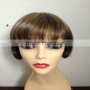 short european piano color bobo hair wigs