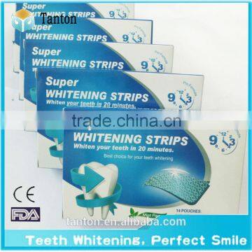 2015 Newest ! Easy smile whitening Teeth whitening strips from Tanton factory