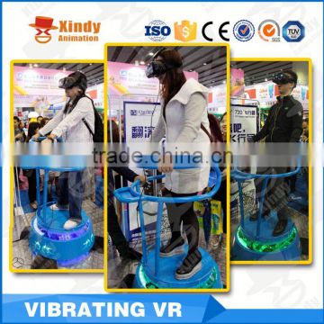 Funny and exciting 360 Degree VR experience vibrating platform for 9D VR