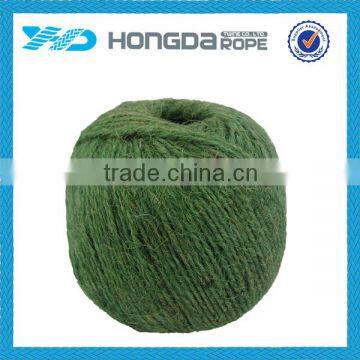 2mm jute twine ,green color jute twine agriculture twine