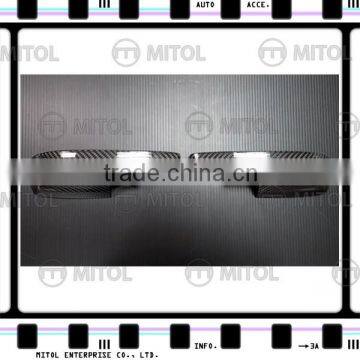 For Subaru WRX 2014- (Lower) Carbon Fiber Car Door Mirror Side Mirror Cover(Glossy) photo-2