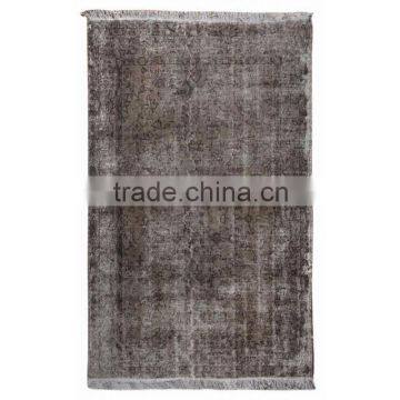 Handmade Turkish Carpet - Grey Over-dyed Rug (8,9 x 5,6 feet)