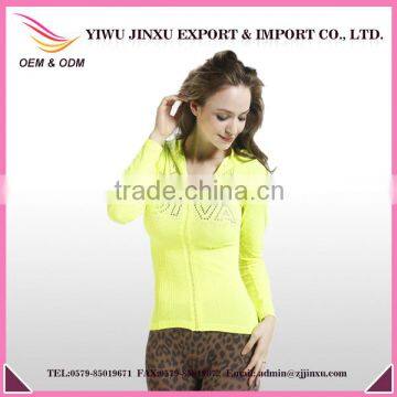 2015 new women sexy long sleeve different kinds of seamless sports wear