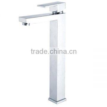 Deck mounted brass chrome finish single handle basin faucet&mixer&tap