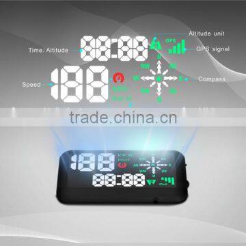 EM03B GPS car HUD Head UP Display in Digital Display For Automotive, HUD GPS Navigation, CE/FCC/ROHS