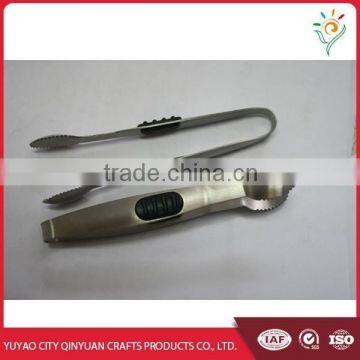 Factory wholesale stainless steel ice tongs, food tongs