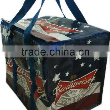 Budweiser promotion pp woven beer bag for 48 cans drink