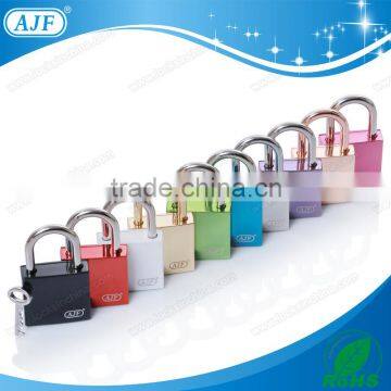 AJF New Arrival TUV Test Passed High Quality Blue Color Square Smart Love Lock With Key