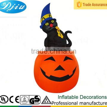 DJ-521 halloween black cat pumpkin inflatable outdoor garden airblown decor