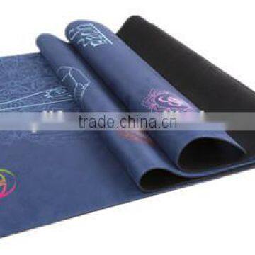 Premium Rubber Yoga Mat With Carry Strap, Free of Harmful Substances, Durable, Extra Long 72" photo-2