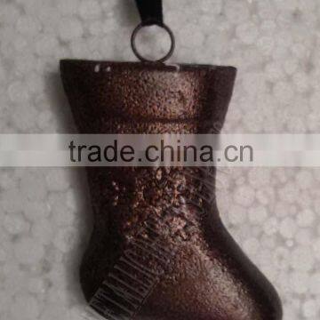 Metal Christmas Stocking Ornaments