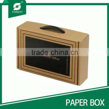 CORRUGATED GIFT HANDLE CARTON BOX CUSTOM PRINTING photo-4