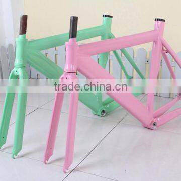 raw bicycle frame bicycle frame and fork steel material frame and fork made in china KB-Z-070