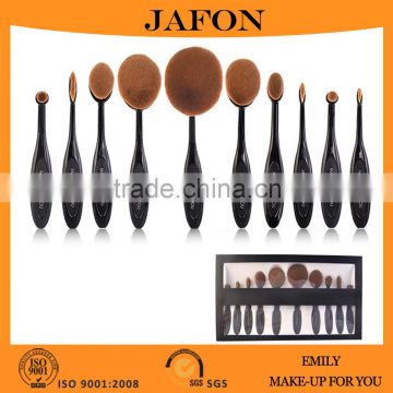 10pcs Hot Selling Oval Toothbrush Shpe Makeup Brush Set In Stock                        
                                                Quality Choice