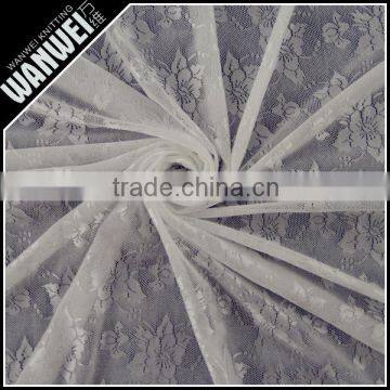 Flat New Peony Designer Flower Gray Resilient and Bright Nylon Spandex Lace Fabric for Spring and Summer Dress Wholesale 4182 photo-6