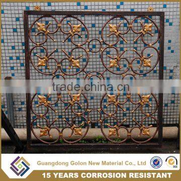 Customized Chinese House window design beautiful window grill design for aluminum