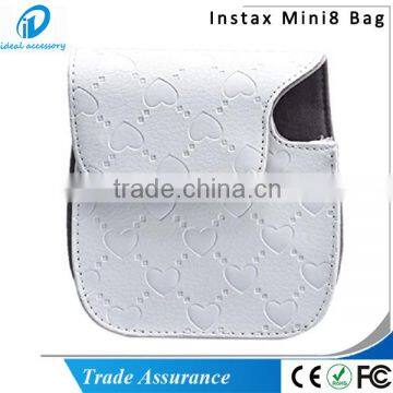 Fashion Heart Style Instax Camera Bags for Fujifilm Instant Mini8 Camera Bag