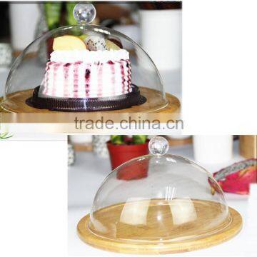 glass food cover,glass dome for fruit,bread