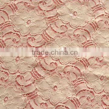 Nylon spandex heavy lace fabric 2021