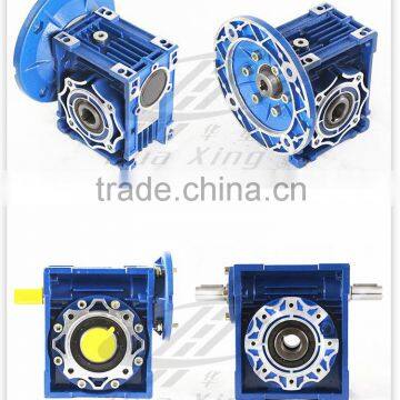 Die Cast Aluminum Alloy cast iron NMRV 025-150 Worm Speed reducer ,Gearbox Matched With Motor with output flange for Industry