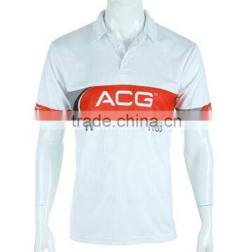 China suppliers 100% breathable polyester sports polo t-shirts for men