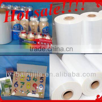 40gauge (10micron )single layer pof heat shrink wrap film for packing instant noodles