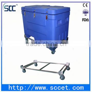 240L insulated plastic containers for dry ice storage or transport