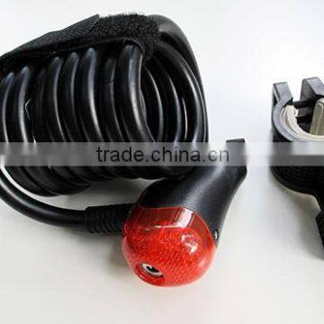 Bicycle Lock With Led Light / bicycle cable lock