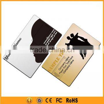 Slim Black Colloid 8GB Business Card USB Flash Drive