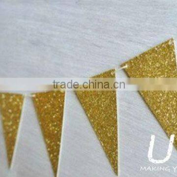 party paper party jointed banner gold glitter paper party jointed banner