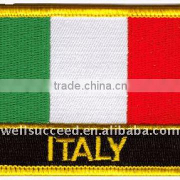 Italy Embroidered Flag Patch