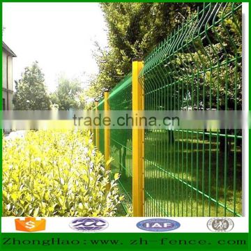 Powder coated peach shape post trangle bending municipal fence