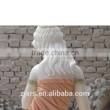 Character Stone Fountain / Girl Fountain / Stone Sculpture / Water Stone photo-2