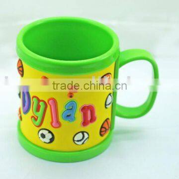 new design and fashion promotion PVC and ABS plastic mug