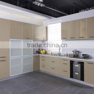 beautiful design laminate kitchen cabinet hot on sale China supplier kitchen cabinet designs