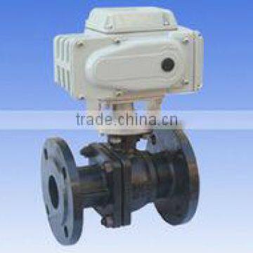 2 Inch 2 Way Stianless Steel Electric Motor Actuator Ball Valve L Flow T Flow Flange Type Asa 150#