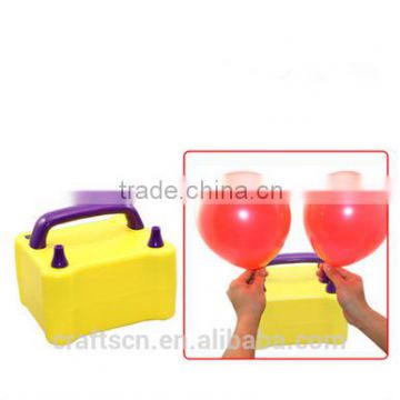 Portable electric balloon pump for round balloons