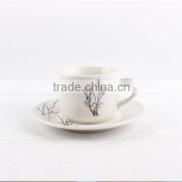 Fine porcelain table set fine bone china coffee mugs cup and saucer