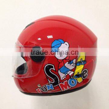 Fashionable Children motorcycle helmet with cartoon design