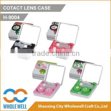 contact lens box, hot sale contact lens case fashion glass new style contact lens case