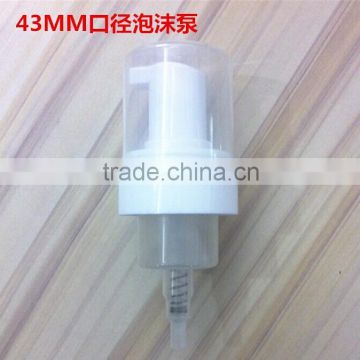 43mm wholesale plastic foam pump for hand sanitizer bottles