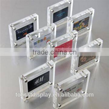 shenzhen factory mini acrylic photo frame,acrylic magnetic photo frame,2x3 acrylic picture frame