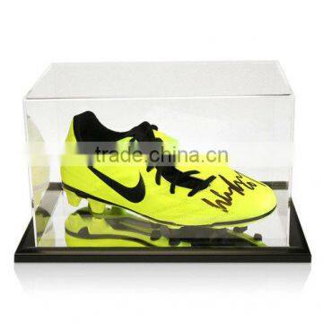 Customizing Acrylic Display Case for Wayne Rooney Signed Football Boot