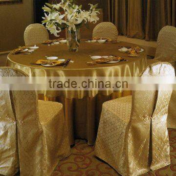 Polyester decoration table coth and chair cover for resturant and hotel