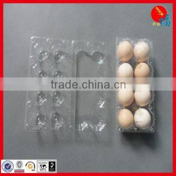 Clear PET egg tray for egg marketing and promoting