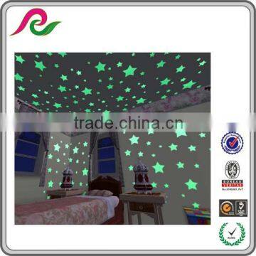 Vinyl printing fluorescent glow in the dark sticker wall sticker