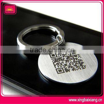 High Quality Logo Custom Engraved Stainless Steel Keychain photo-5